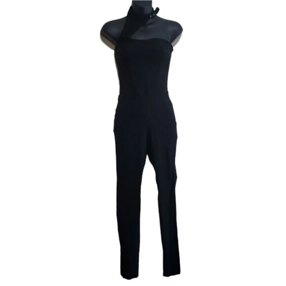 Asos Women's Black  One Shoulder Jumpsuits  Size 2 - Picture 7 of 8
